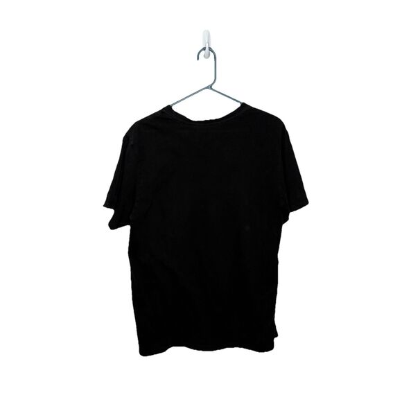The North Face Big Logo White Crew Neck Black T shirt Size medium Mens Cotton - Picture 3 of 6